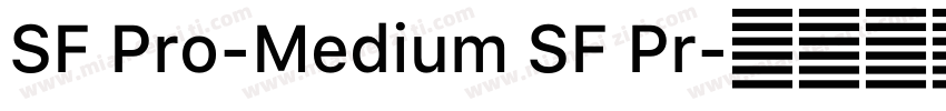 SF Pro-Medium SF Pr字体转换